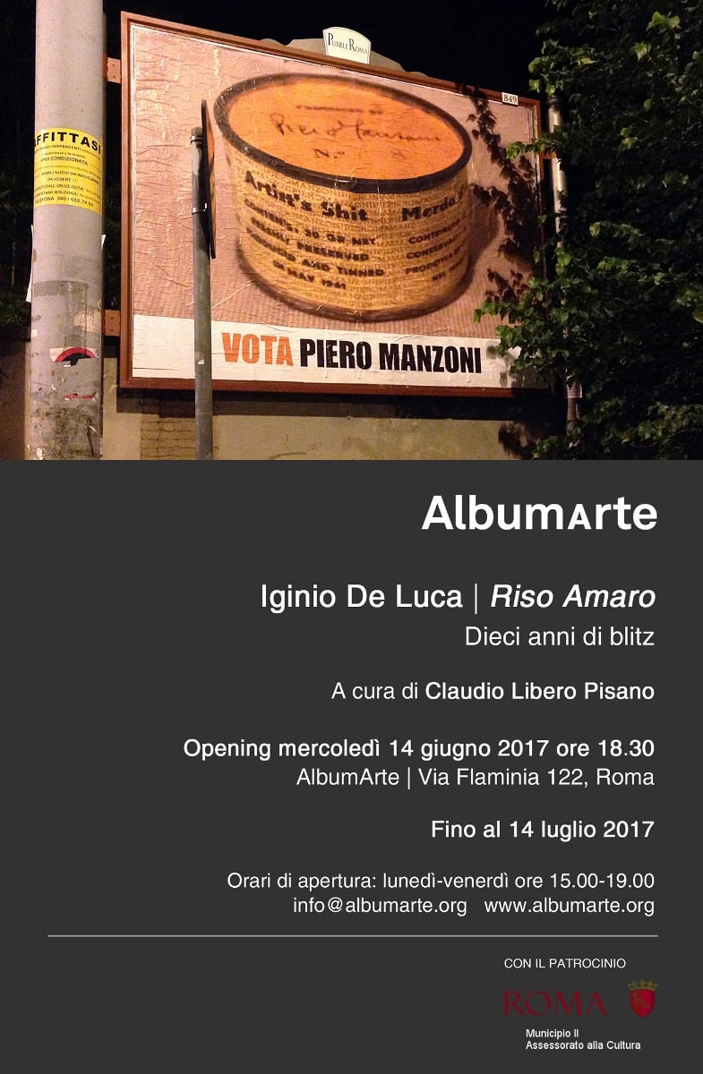 Iginio De Luca – Riso Amaro. Dieci anni di blitz